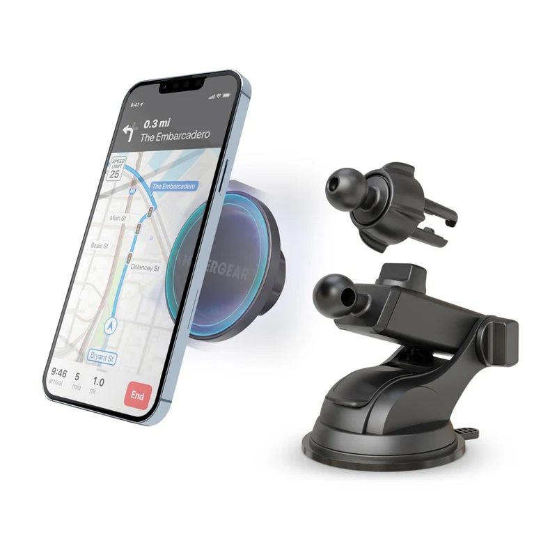 HyperGear MagGrip 3-in-1 Vehicle MagSafe Mount Kit