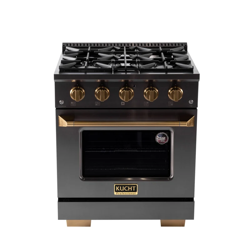 Kucht 30" KED Series Pro Style Dual Fuel Range - Gemstone