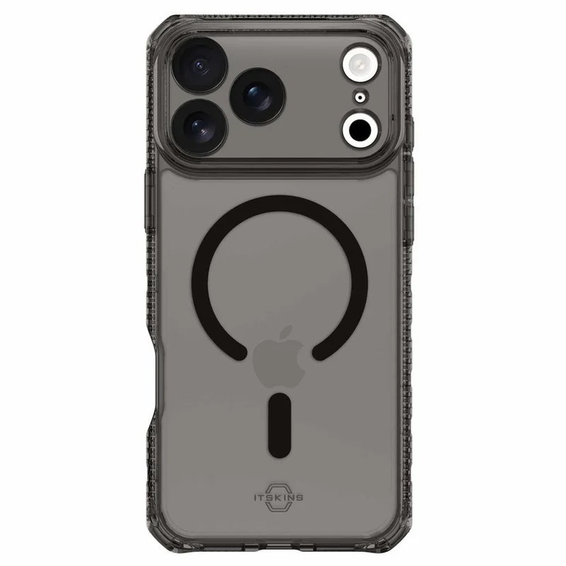 ITSKINS Hybrid_R Vapor Compatible with MagSafe Case for iPhone 17 Pro - Smoke