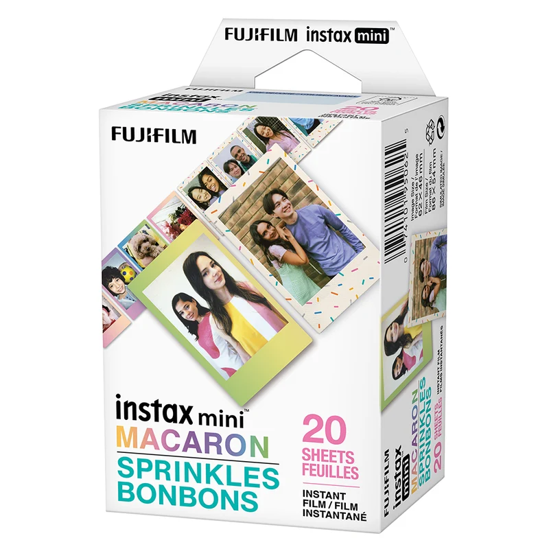 Fujifilm Instax Mini Instant 20-Sheet Film Pack - Macaron/Sprinkles