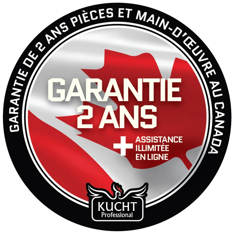 Kucht - 24 po Série KFX-X Cuisinière Pro Style au gaz naturel - Acier inoxydable