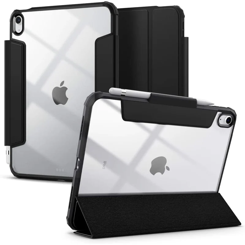 Étui Spigen Crystal Hybrid Pro pour iPad 10.9" A16/10e génération (2022) - Noir