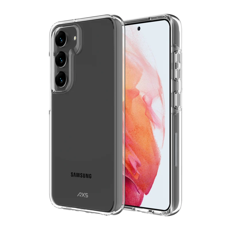 AXS Crystal Shield Case Made with recycled plastic for Samsung Galaxy S23+ - Clear