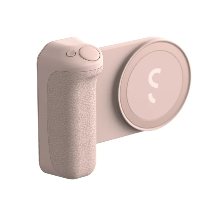 ShiftCam - Poignée magnétique SnapGrip pour batterie de téléphone intelligent - Rose Craie