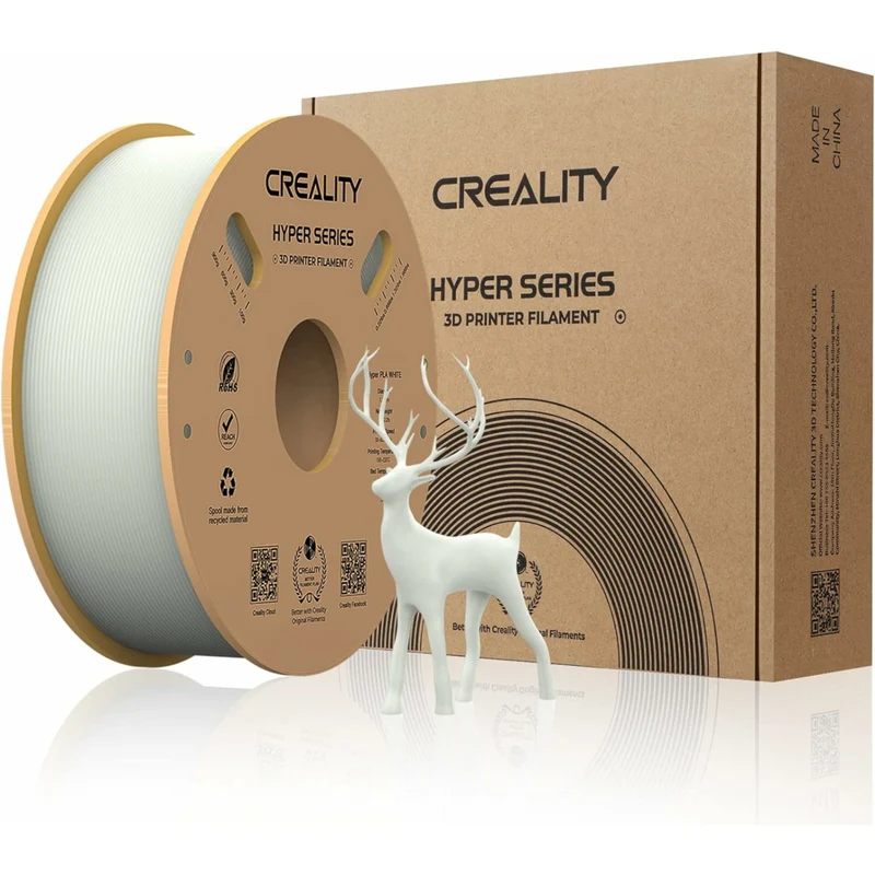 Creality Hyper-PLA High Speed 3D Printer Filament - 1.75 mm - White