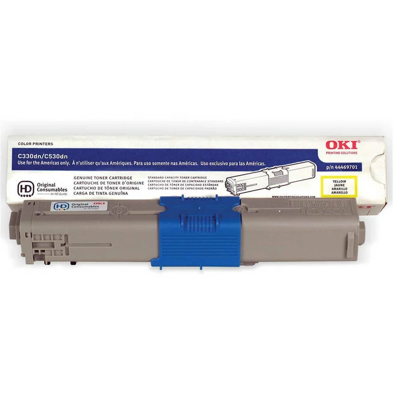 Okidata 44469701 (C330/530) OEM Toner - Standard Yield - Yellow