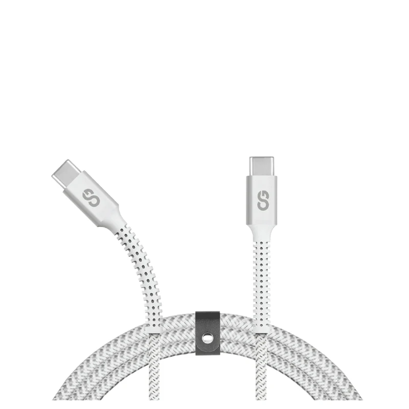 LOGiiX Piston Connect Armour+ 240W USB-C to USB-C - 3M - White
