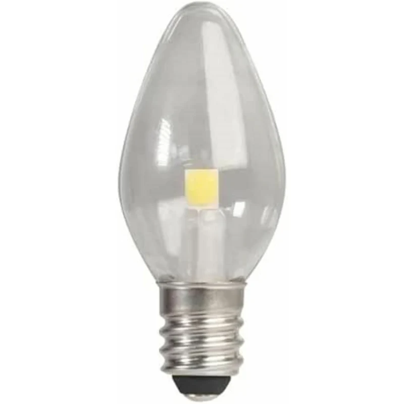 Northern Stars - DEL Ampoule LE-1C7/WW/2PK 2700K 120V 0.75W E12 50 - Claire - Paquet de 10