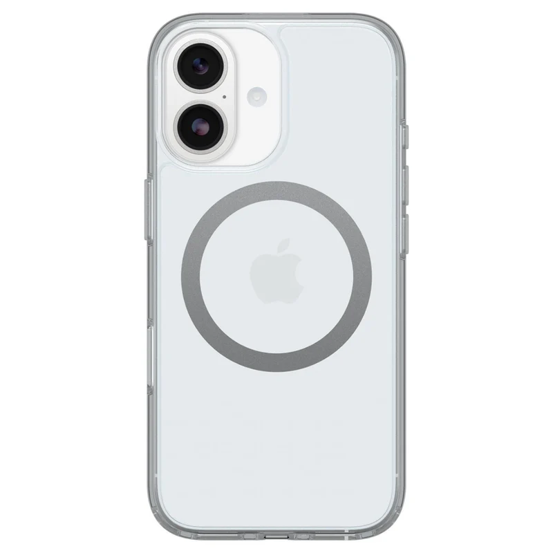 Otterbox Symmetry Clear MagSafe Case with Camera Control for iPhone 17 - Clear with Blue Tint