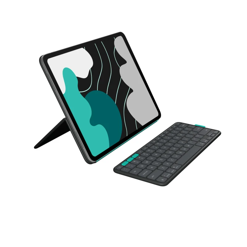 Logitech - Étui-clavier Flip Folio pour iPad 11/13 Pro (M4/M5) Air 13/11 (M2/M3/M4) 5e génération - Graphite