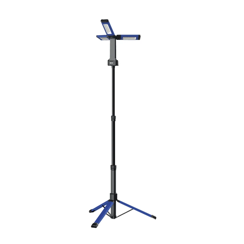 Energizer 2,000 Lumen Triple Head Rechargeable LED Work Light - Blue/Black