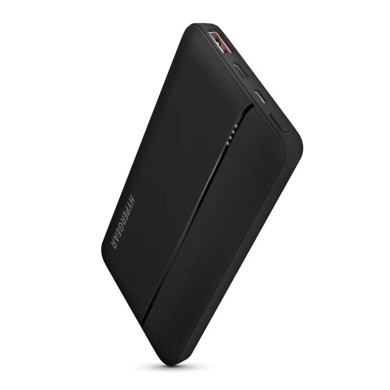 HyperGear 10000mAh 20W Single Port USB-C & 18W Single Port USB-A Portable Power Bank HyperGear chargeur portatif à port USB-C de 20 W et à port USB-A de 18 W de 10 000 mAh