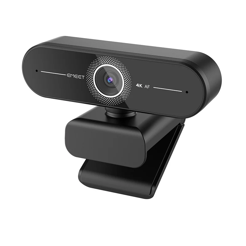 EMEET - Webcam SmartCam C60E Ultra 4K avec deux microphones antibruit IA