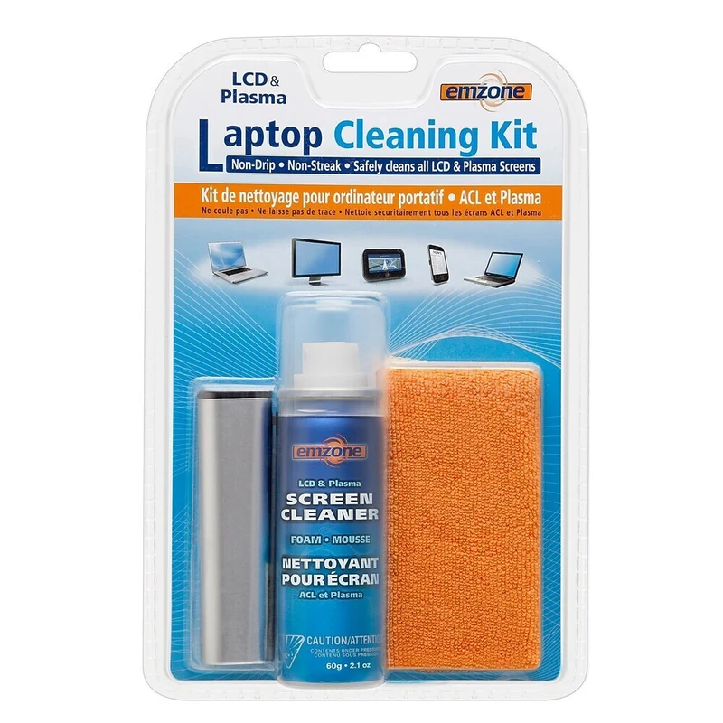 Emzone - Kit de nettoyage pour ordinateur portable - Paquet de 12