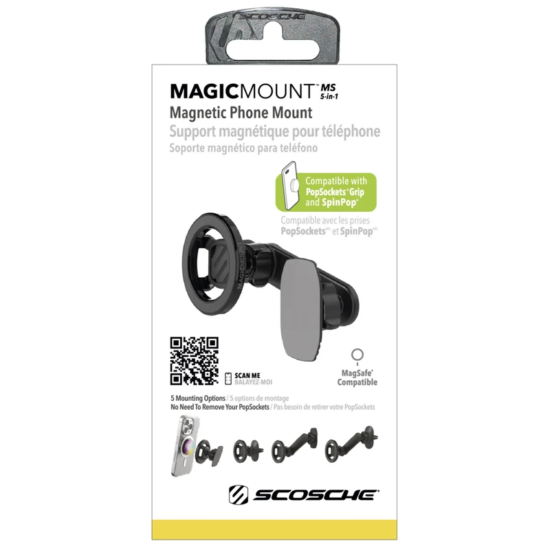 Scosche - Support 5 en 1 compatible MagSafe MagicMount