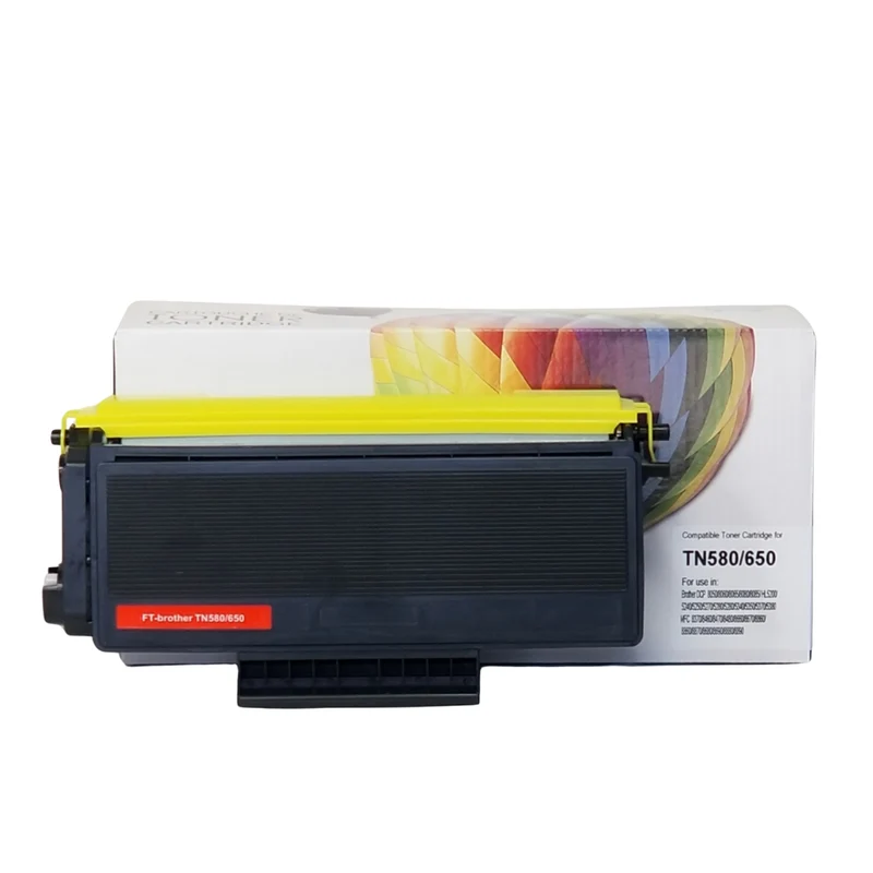 Balloon Brand - Toner noir compatible TN580/TN650 pour imprimante Brother - haut rendement - noir