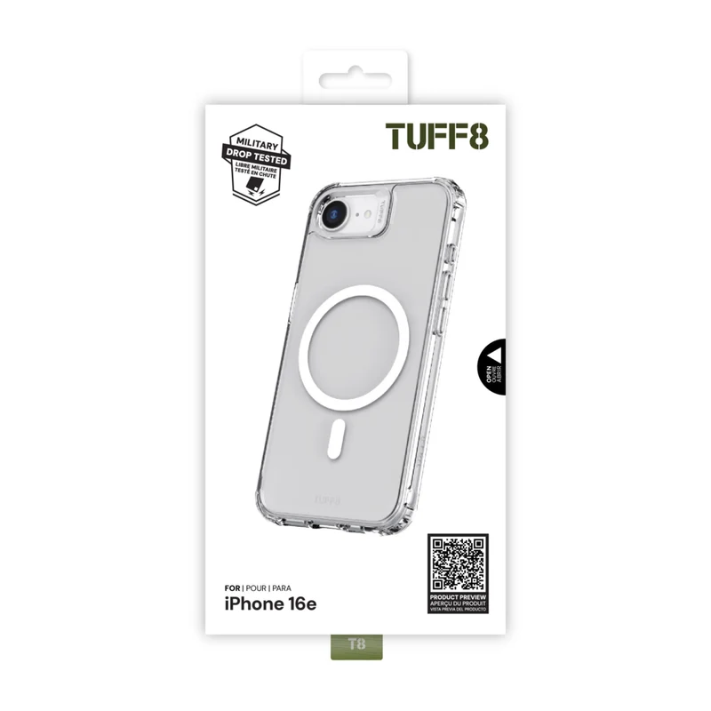TUFF8 - Iphone 17E/16E - Étui Mag Rugged