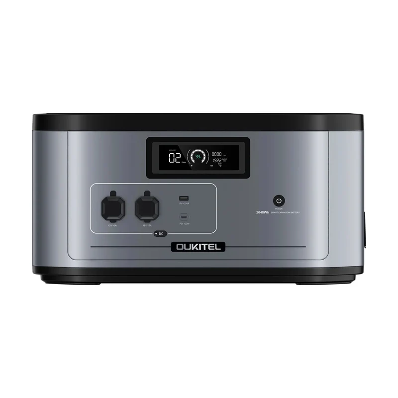 Oukitel B2000 2048Wh Expansion Battery and Power Station with 200 W Solar Input