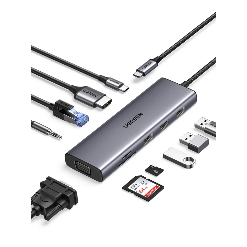 UGREEN Revodok 10-in-1 Dual Monitor USB-C Hub