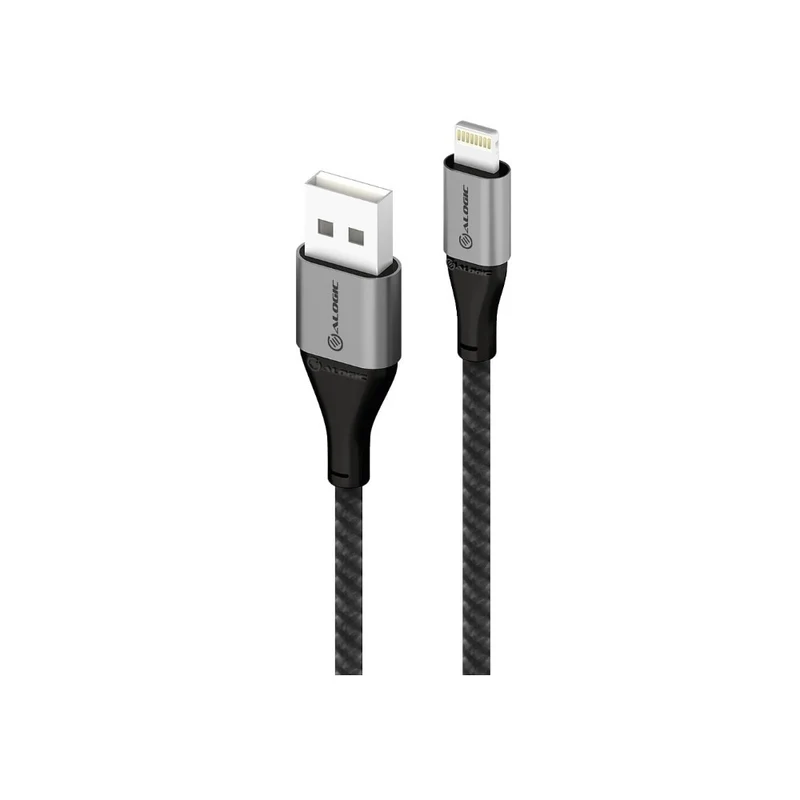 ALOGIC - Câble USB-A vers Lightning Super Ultra 1,5 m, gris sidéral