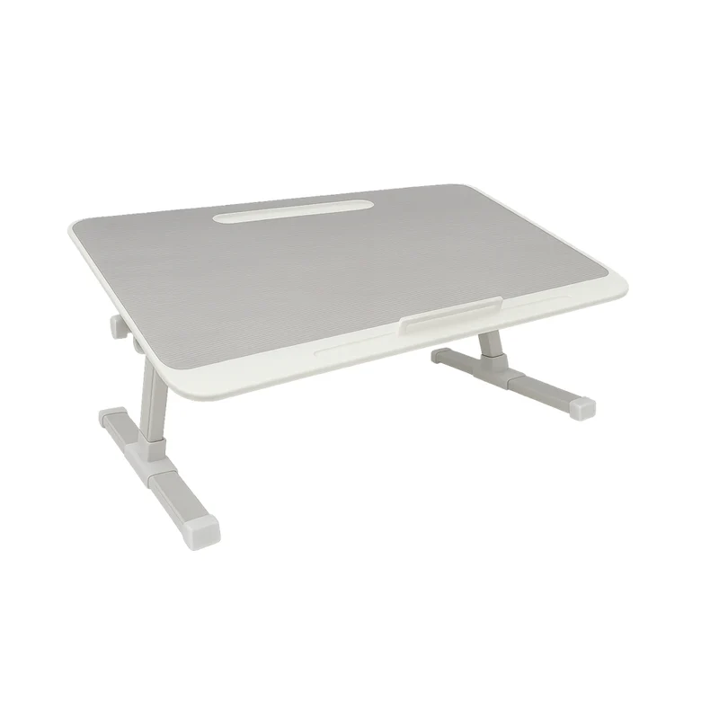 Nicer Interior - Support pour ordinateur portable pliable et réglable en hauteur - Plateau de bureau - Gris