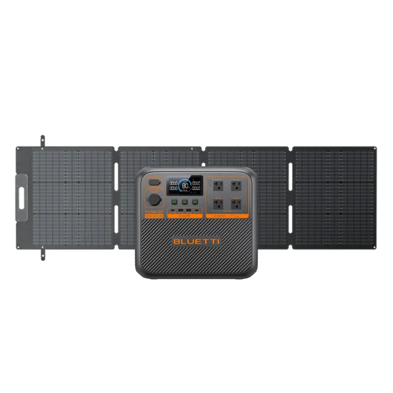 Bluetti - Centrale électrique portable Premium Series AC270P et panneau solaire SP200L
