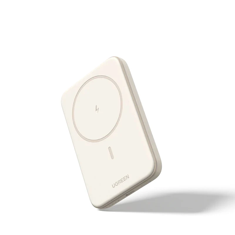 UGREEN - Mini batterie externe magnétique sans fil 20 W 10 000 mAh - Blanc