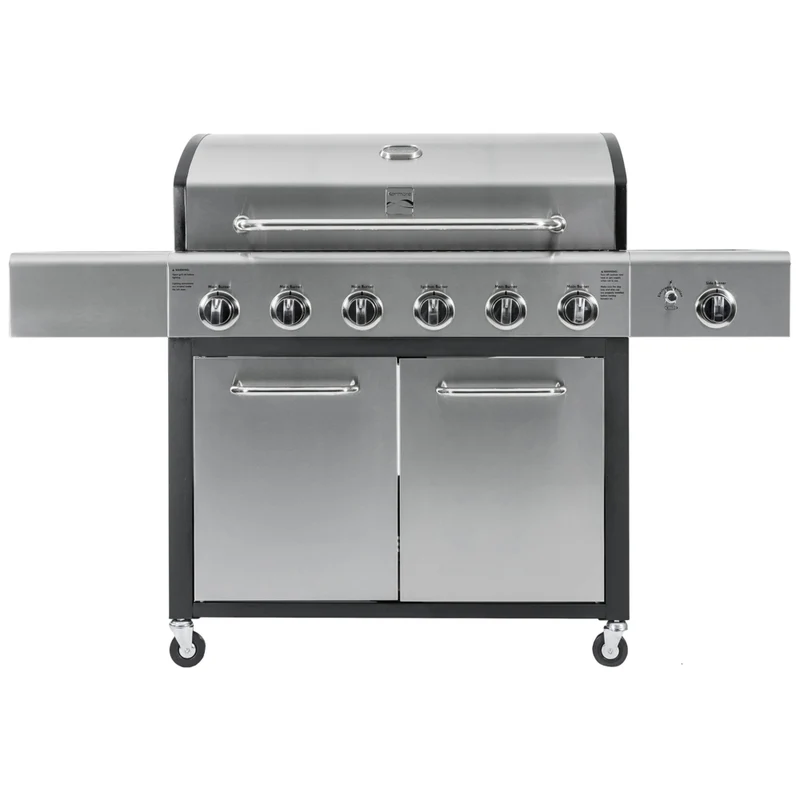 Kenmore - Barbecue au gaz XL à 6 brûleurs avec brûleur latéral
