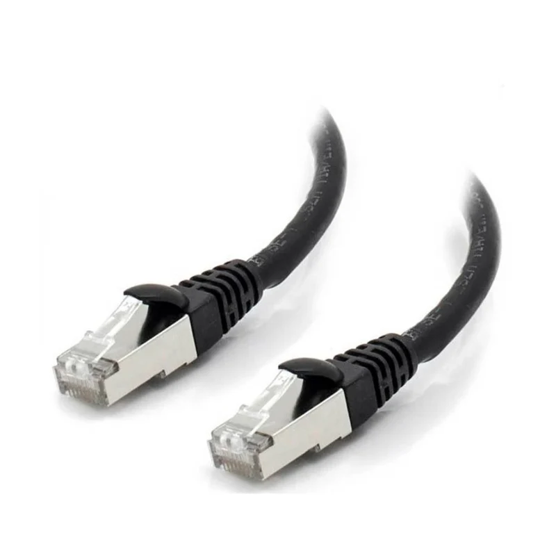 ALOGIC - Câble réseau blindé 10 GbE CAT6A LSZH noir 5 m