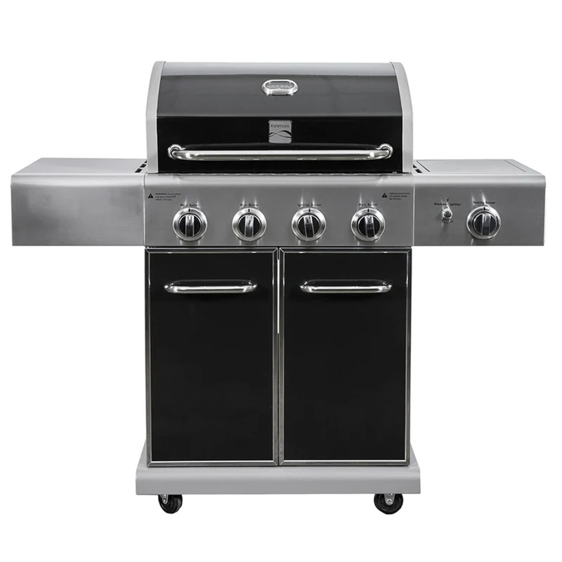 Kenmore - Barbecue au gaz à 4 brûleurs avec brûleur latéral de saisie