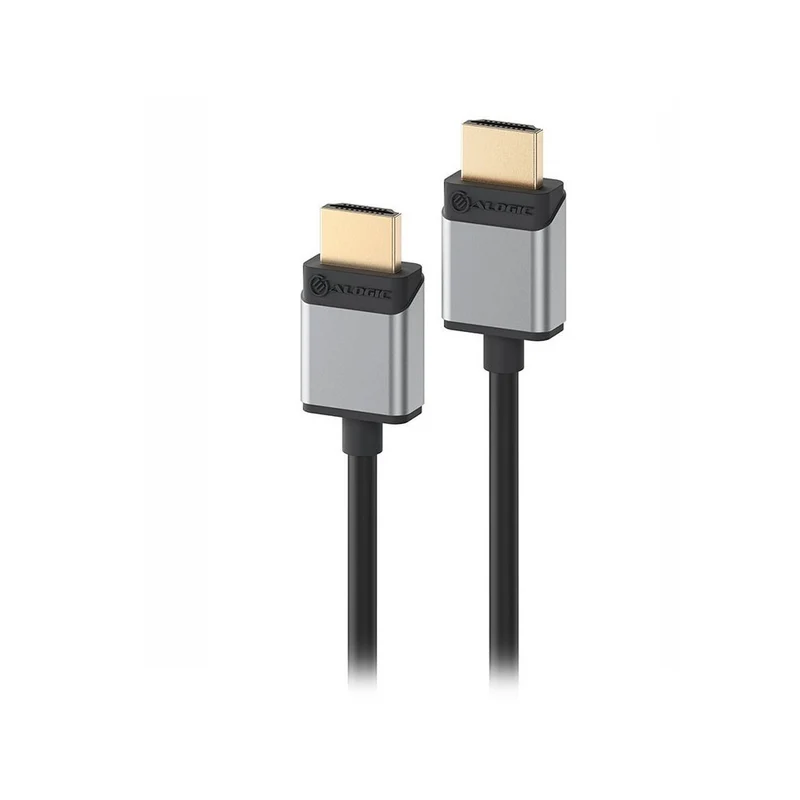 ALOGIC - Câble HDMI vers HDMI Slim Super Ultra 8K - Mâle vers mâle - Gris sidéral