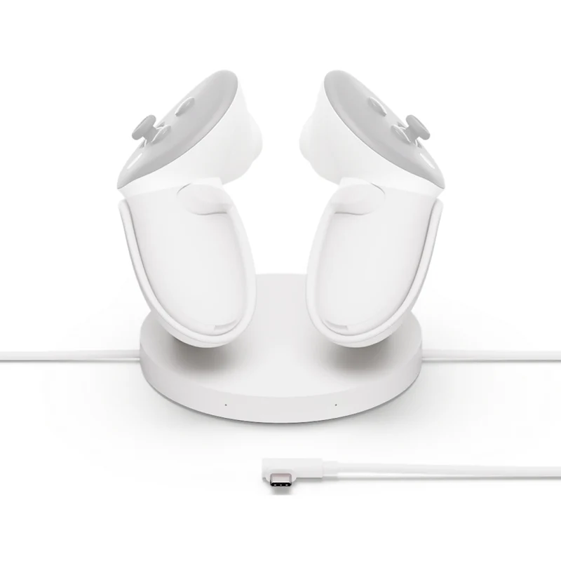 Meta - Station de charge compacte Quest pour Meta Quest 3 et 3S - Blanc