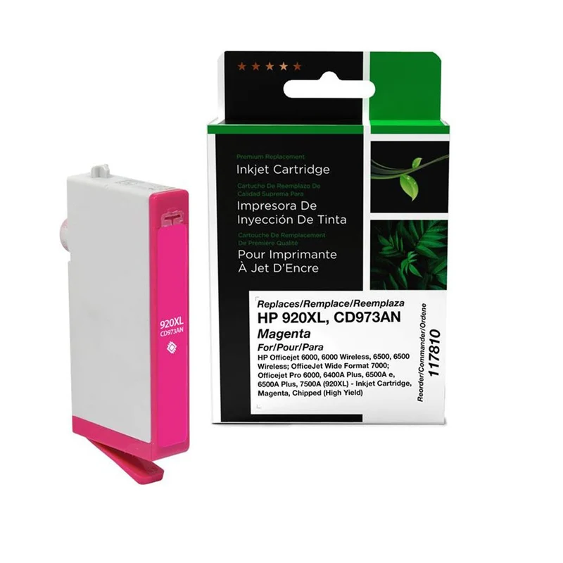 CIG CD973AN HP 920XL Remanufactured Inkjet Cartridge - High Yield - Magenta