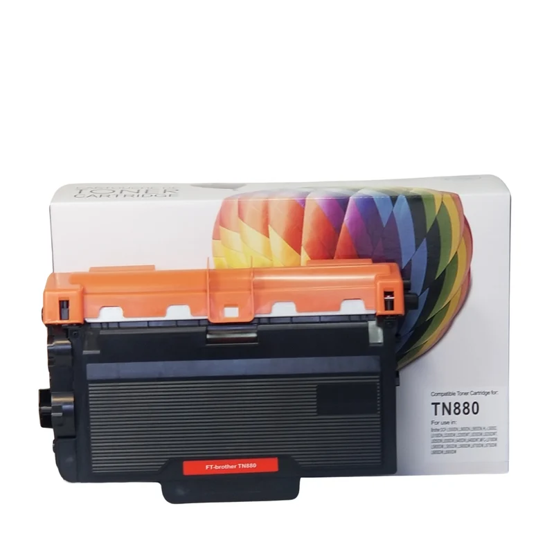 Balloon Brand - Toner compatible TN880 pour imprimante Brother - très haut rendement - noir