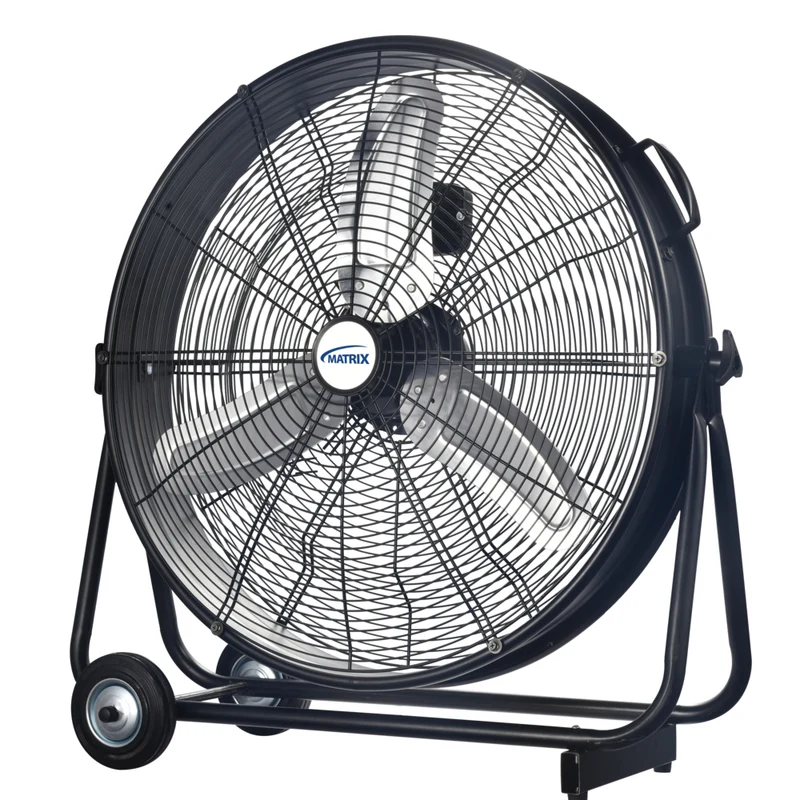 Matrix Industrial - Ventilateur de style tambour de 24" à entraînement direct industriel léger