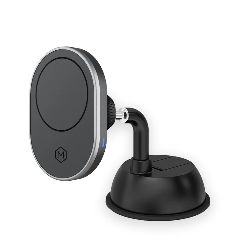 Mighty Mount - Support de chargeur sans fil MagSafe 15W - Nouvelle base à ventouse