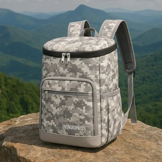 SAC A DOS ISOTHERME - DENUO CAMOUFLAGLE BLANC