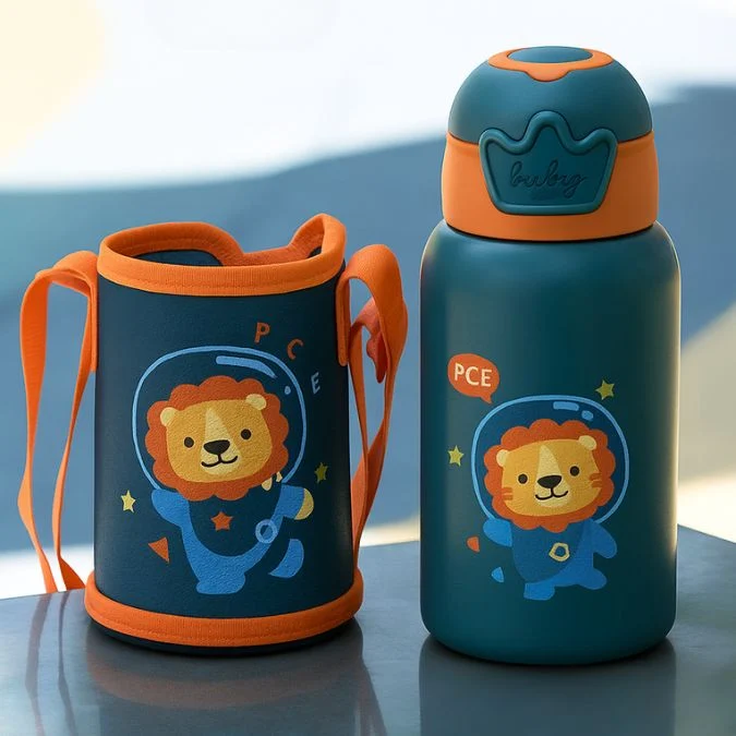 Gourde Enfant - FreshBuddy 500 ml Housse isotherme