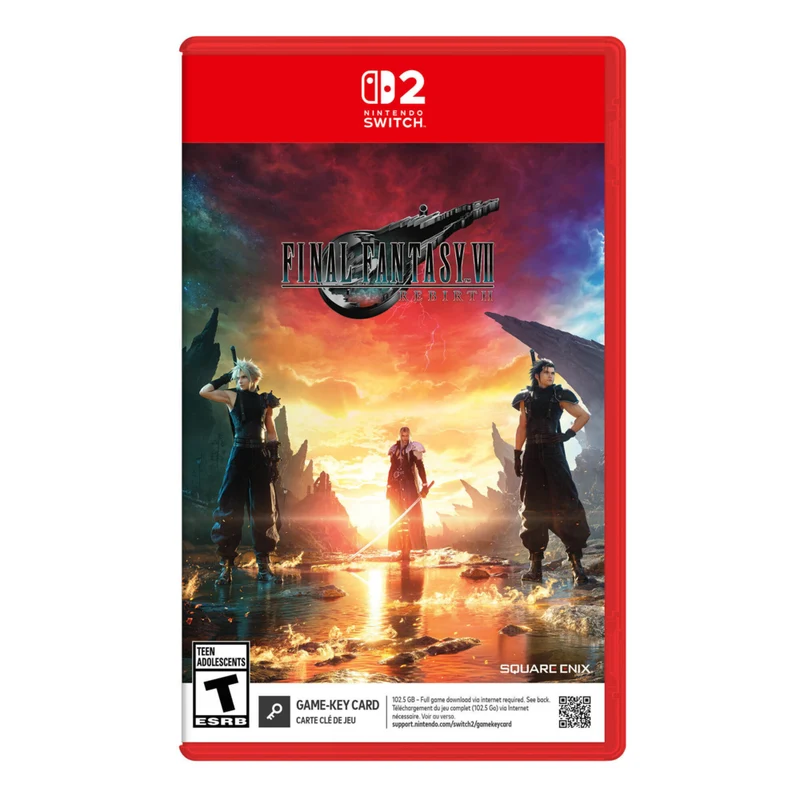 Final Fantasy VII Rebirth + Exclusive Magic: The Gathering FINAL FANTASY Promo Card for Nintendo Switch 2