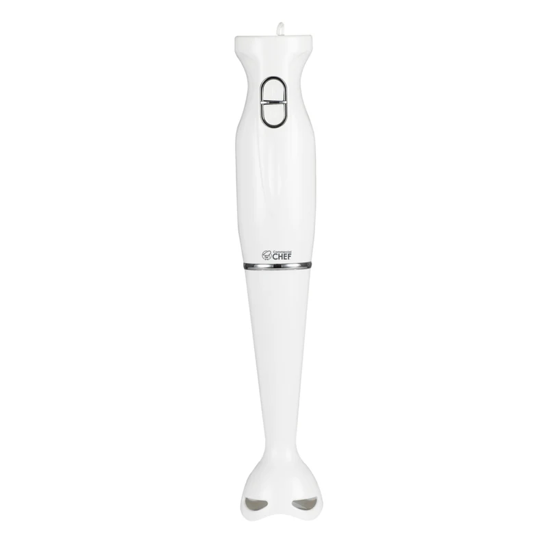 Commercial Chef Immersion Hand Blender with Detachable Blending Stick - White