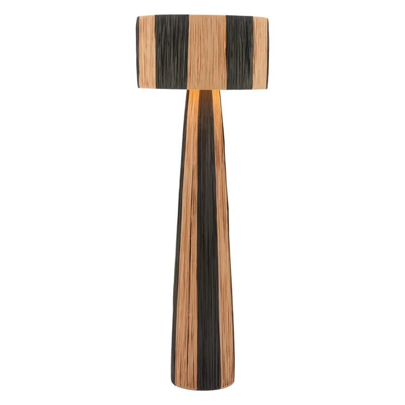 Zuo - Lampe sur pied Gala - Noir/Naturel