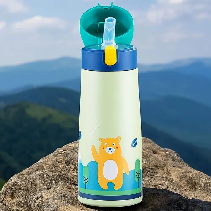 Gourde Enfant isotherme - Splashy 500 ml avec paille