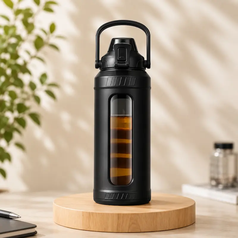 Gourde borosilicate 800ml - Eau pure & durable | Veyra