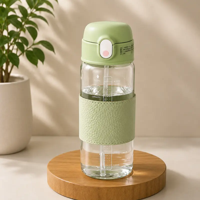 Gourde en verre 500 ml - Design & Écologie | PureGlass
