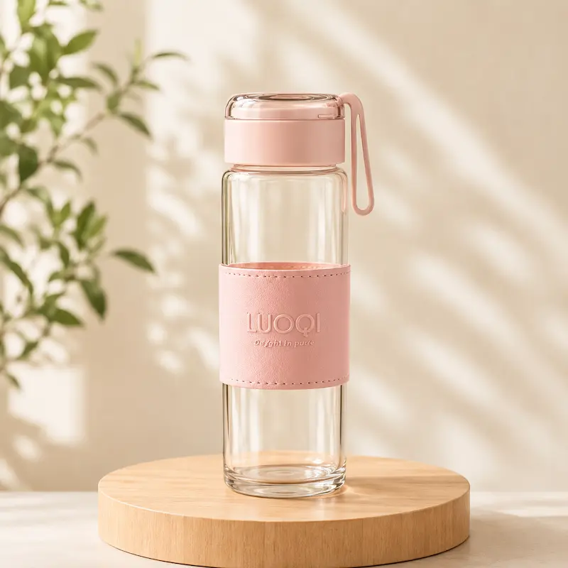 Gourde en verre filtrante - Goût pur & design