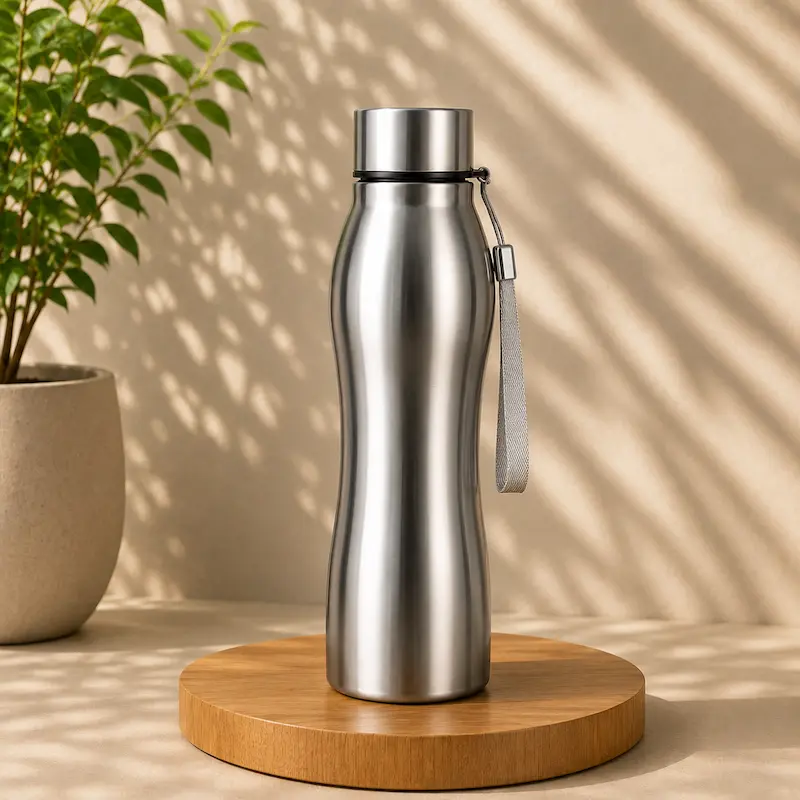 Bouteille inox 1L sans fuite - Légère & fiable