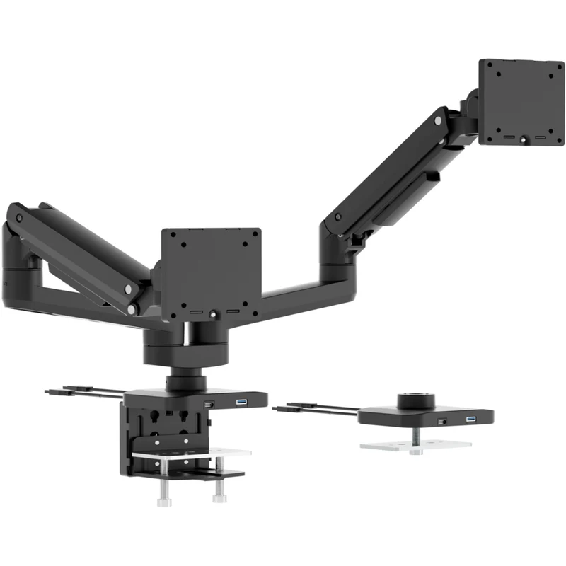 Mount-It! Heavy-Duty Dual Monitor Mount with Gas Spring Arms - Fits Monitors up to 35"