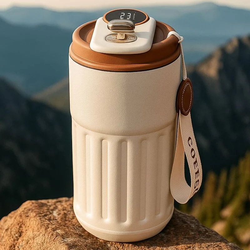 Tasse Thermos - SlimHeat 450 ml Thermomètre