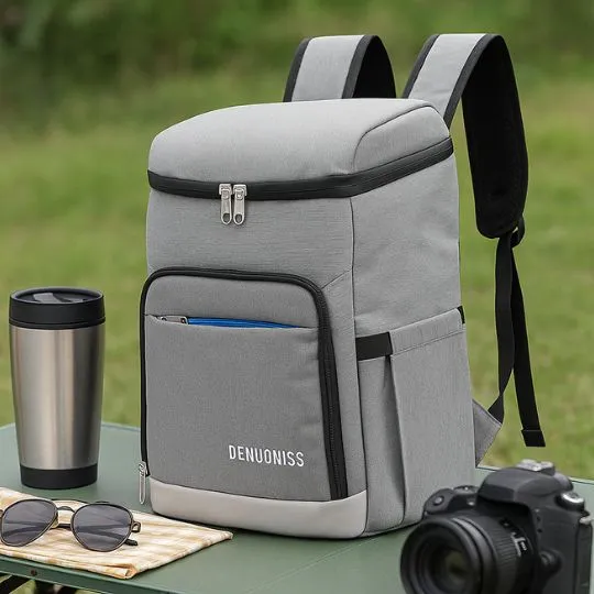 SAC A DOS ISOTHERME - DENUO GRIS REPAS FRAICHEUR
