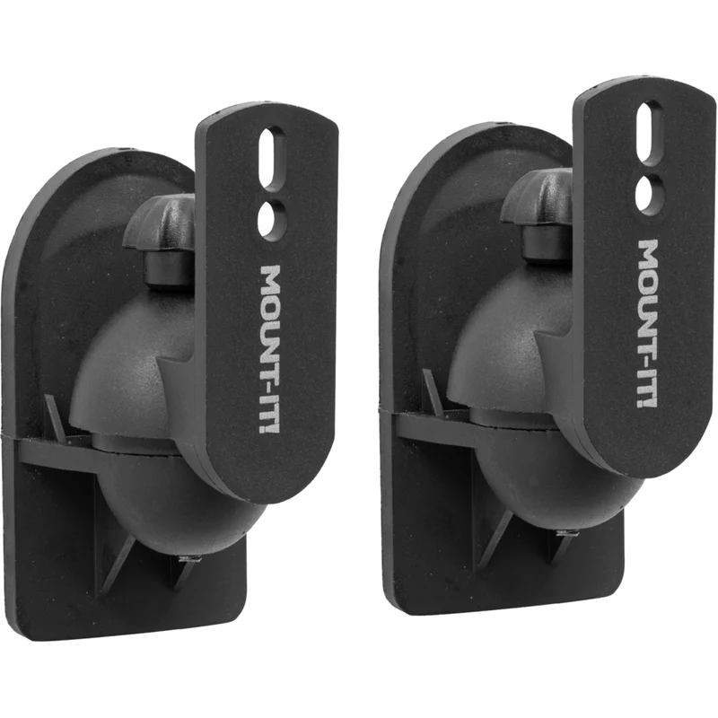 Mount-It! - Paire de supports muraux universels à profil bas pour enceintes